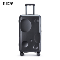卡拉羊陨石箱魔方体行李箱CX8126 24英寸陨石黑