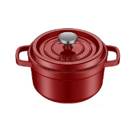 苏泊尔珐琅铸铁锅 经典系列 酒红ET22MF01-R