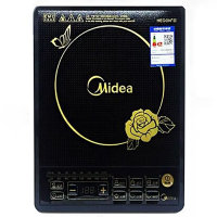 美的(Midea)黑晶面板电磁炉HK2002单机+炒锅