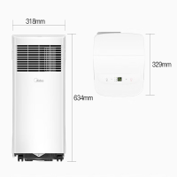 美的(Midea)移动空调单冷一匹家用立式无外机KY-15/N7Y-PHA