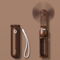 几素多功能收纳折叠风扇Handheld Fan Life8(F8)-2000mAh棕色
