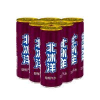 北冰洋 酸梅汁汽水330ml*6听 解腻 塑封装