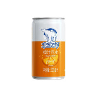 北冰洋汽水 迷你罐橙汁汽水 200ml*12罐