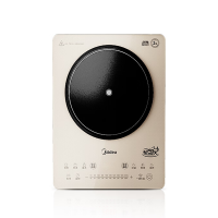 美的(Midea)电磁炉2200W立体双测温变频恒温智能电磁灶MC-22RB08(汤锅+炒锅)