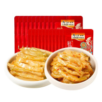 乌江涪陵榨菜鲜脆菜丝70g*10袋+微辣榨菜80g*10袋