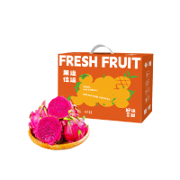 嗨果粒(HAIGUOLI)红肉火龙果优选9粒5.5斤左右(不支持七天无理由)