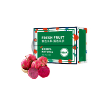 嗨果粒(HAIGUOLI)红肉火龙果精选6粒7斤左右(不支持七天无理由)