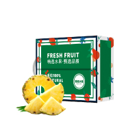 嗨果粒(HAIGUOLI)菲律宾进口凤梨精选2粒5斤左右(不支持七天无理由)