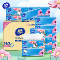 维达(Vinda)超韧抽纸卫生纸餐巾纸3层100抽24包 V2283-A