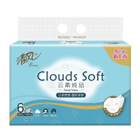 清风 云柔纯品抽纸餐巾纸 3层100抽*6包 3提24包