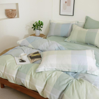 无印良品(MUJI)全棉斜纹四件套--优格200*230cm