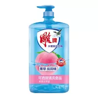 雕牌 水蜜桃洗洁精洗涤灵果蔬洗涤剂(方瓶)1kg