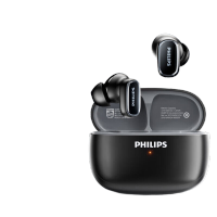 飞利浦蓝牙耳机真无线半入耳式运动跑步音乐耳麦降噪耳机TAT2569 黑