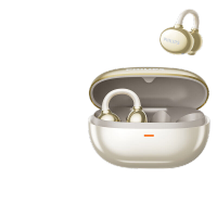 飞利浦蓝牙骨传导概念真无线挂耳式开放式夹式耳机TAT3469 白