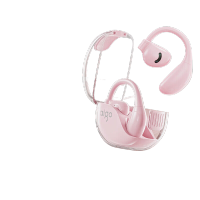 爱国者(AIGO)开放挂耳式骨传导概念不入耳蓝牙耳机TJ260 粉色