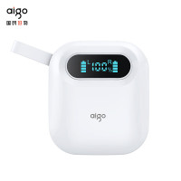 爱国者(AIGO)LED电量数显屏蓝牙耳机T23 白