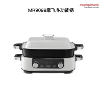 摩飞多功能锅5升分体式蒸煮一体不沾煎烤料理锅MR9099 白