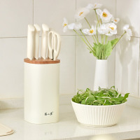 张小泉 流线几何·月影套装刀具六件套D300071