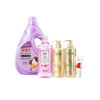 舒蕾(SLEK)秋硕 金风五件套2970g 洗衣液+洗发露+沐浴露+护发素+护手霜