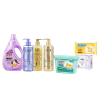 舒蕾(SLEK)水光润泽七件套3250g 洗发露沐浴露护发素洗衣液洗衣凝珠洗衣皂套装