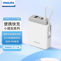 飞利浦(PHILIPS)移动电源便携小提包10000mAH白DLP2220W/93
