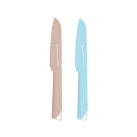 张小泉 家用刀具不锈钢炫彩·初系列水果刀-挂式D21310200蓝