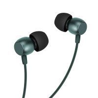 沃品(WOPOW)金属入耳式耳机AU19绿色