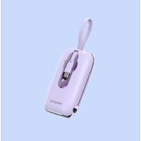 沃品(WOPOW)小魔棒22.5W自带线移动电源LQ06紫色