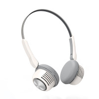 沃品(WOPOW)便携式5档风力调节复古挂脖风扇FA16 白色