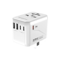 沃品(WOPOW)多功能通用转换插头/插座转换器33W MTD001 白色