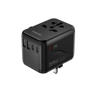 沃品(WOPOW)多功能通用转换插头/插座转换器33W MTD001 黑色