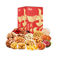 百草味(BE&CHEERY)坚果礼盒吉庆有余礼盒2280g(17件)