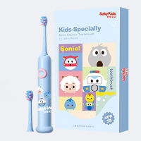舒客(Saky)宝贝儿童智护声波电动牙刷F2蓝色款一个机身+两个刷头