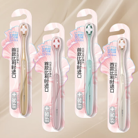 舒客(Saky)比利时SSS软毛刷云感绵柔晶透牙刷单支装V01(颜色随机)