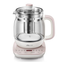 小熊(Bear) 养生壶 煮茶器 煮茶壶电水壶烧水壶1.5L触屏玻璃花茶壶 YSH-A15Z8 [钢化玻璃面板] 1.5