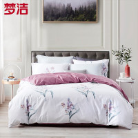 梦洁家纺抗菌纯棉四件套200*230cm梦·夜百合1010189020