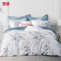 梦洁家纺纯棉印花四件套 (200*230cm) 锦玉梦韵 1010189016