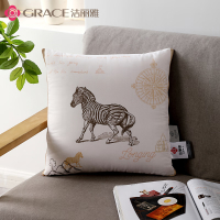 洁丽雅Grace 3D精梳棉印抱枕被-陌上JLY-YHE428