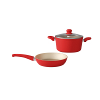 米技(MIJI)锅具组合套装MIJI-GD-24DL/CN+MIJI-GD-24CG/CN