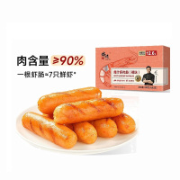 锋味派 辣味爆汁虾肉多多肠240g*1盒
