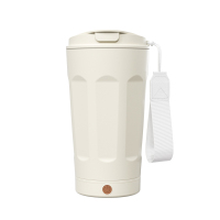 全格(Quange)电动磁力搅拌保温杯BW612-350 350ML米白