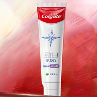 高露洁(Colgate)劲白小苏打牙膏洁净去渍清新口气护龈清新深层清洁 北美留兰120g