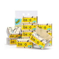 斑布(Babo)抽纸纸面巾(水复合压花系列)4层90抽10包BWR90F10-T