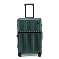 泰梦花影缤纷-旅行箱(铝框款)TM-B001 墨绿色 24英寸