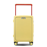 泰梦漫步星空宽拉杆旅行箱(铝框款)TM-K1936 柠檬黄 20英寸