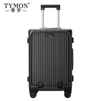 泰梦柠檬夏日-旅行箱(铝框款)TM-1925 黑色 20英寸