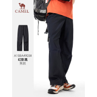 骆驼(CAMEL)男款梭织长裤A15BA49038幻影黑M码
