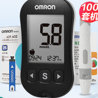 欧姆龙 i-SENS 631-蓝牙血糖仪(黑色)+100张试纸和针头