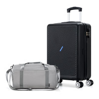 爱华仕(OIWAS)轻旅出行套装OCX6708C+OCN7076套装 黑色+灰色