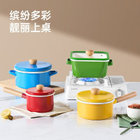 炊大皇日式珐琅奶锅14cm CK73402